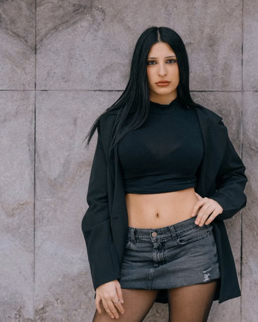 Saia Jeans Curta